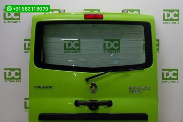 Renault Trafic ('14-'23) Achterklep groen met ruit
