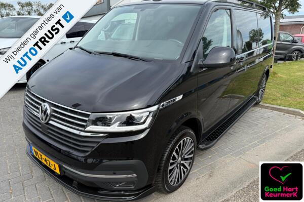 Volkswagen Transporter 2.0 TDI L2H1  DC T6.1 2.0 TDI 204Pk Bulli 4- MOTION  Dubbele Cabine DSG  DIG. COCKPIT ADAPT. CRUISE LED, LEDER, 2x Schuifdeur