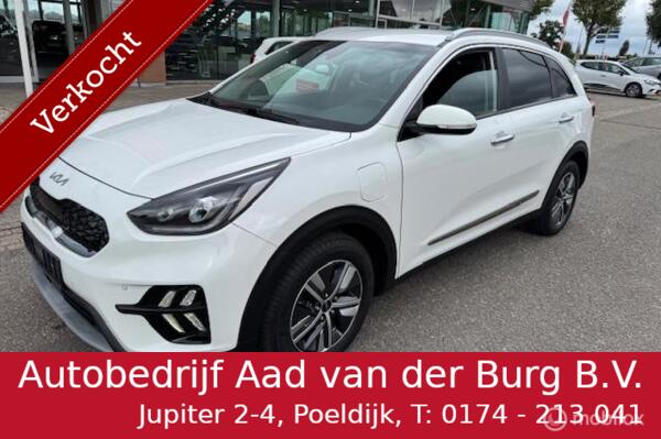 Kia Niro 1.6 GDi PHEV DynamicLine  / Plug-inn Hybride / volledig elektrisch rijden 65 km hierna Hybride aandrijving , Navi / Camera achter / Parkeerhulp rondom / Stoel & stuur verwarming /  fab garantie 7 jaar / 150.000km