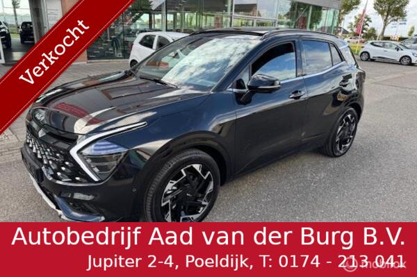 Sportage 1.6 T PHEV 265pk 4WD  GT Plus Line,  65 km Volledig elektr. rijden hierna Hybride aandrijving , GT Line uitvoering  19 inch Velgen , Priveglas, Stoel elektr. verstelbaar ,  Stoel & Stuur verwarming , 5.821 km !!