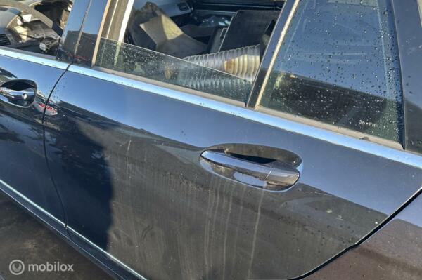 Achterdeur links  zwart Mercedes C-klasse W204 ('07-'14)