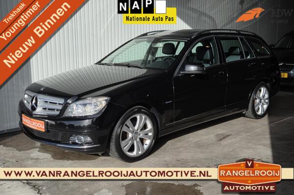 Mercedes C180 Estate Avantgarde Aut., trekhaak, schuifdak, stoelverw.