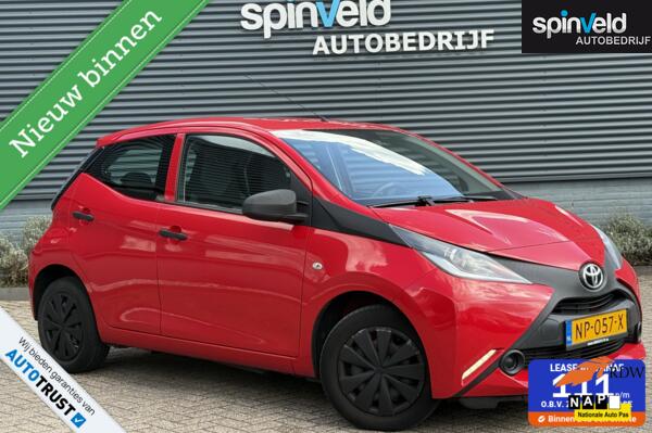 Toyota Aygo 1.0 VVT-i x BJ`17 NAP NL Airco Bluetooth 5drs LED