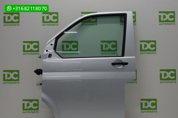 Volkswagen T5 ('03-'09) Voorportier links zilvergrijs