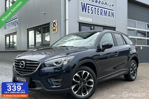 Mazda CX-5 2.5 SkyActiv-G 192 GT-M 4WD Aut Leer Stoel-/stuurverwarming Clima Cruise Navi 19"Lmv etc.