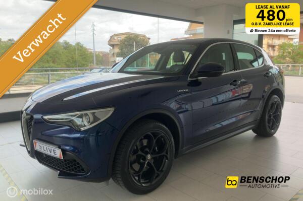 Alfa Romeo Stelvio 2.0 T AWD Super Sportstoelen Leer Navi Camera 20 inch