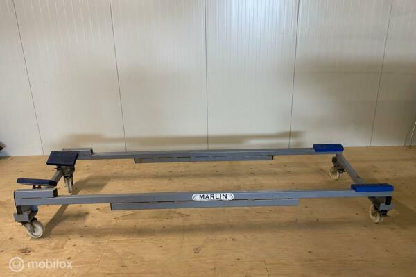 Marlin Groot Botenbok / Boten bok /Zware zwenkwielen/3m x 1m