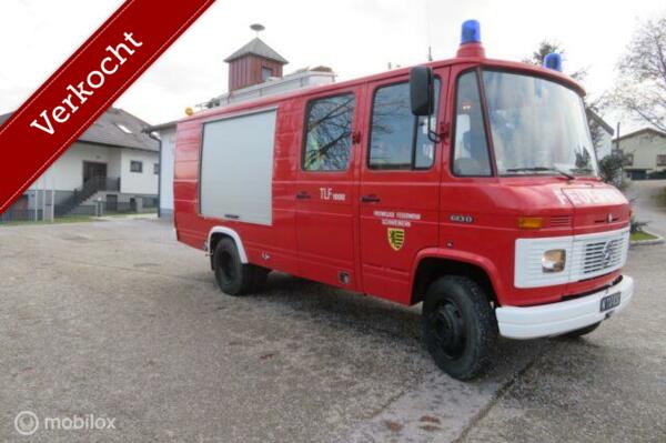 Mercedes 613 diesel 12 duizend kilometer brandweer camper