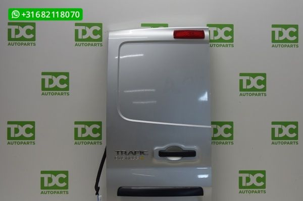 Renault Trafic ('14-'19) Achterdeur links dicht zilvergrijs