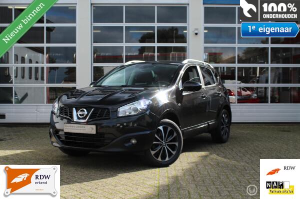 Nissan Qashqai 2.0-16V 142PK Facelift AUTOMAAT *CONNECT* *°360°* Graden Rondom Birdview Camerasysteem* NAVIGATIE PANORAMADAK Bluetooth Tel.Carkit Stoelverwarming Multifuncioneel Stuur CRUISE CONTROL CLIMATE CONTROL Mistlampen V+A Privacy-/Zonwerend Glas