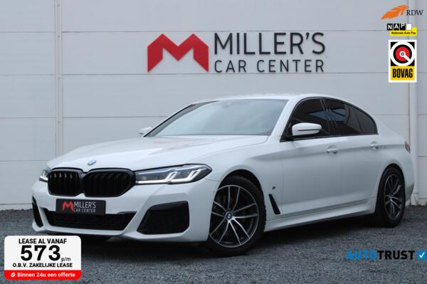 BMW 5-serie 520i M-SPORT LASER MEMORY LEDER CAMERA SFEERVERLICHTING