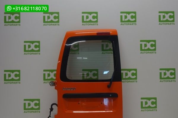 Volkswagen Caddy (03-15) Achterdeur links met ruit oranje