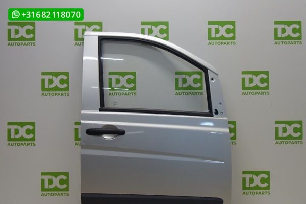 Mercedes Vito W639 ('03-'14) Voorportier rechts zilvergrijs