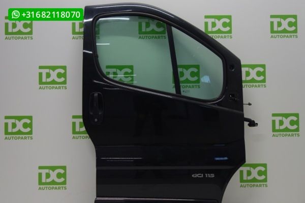 Opel Vivaro bestel A ('01-'14) Voordeur rechts  zwart