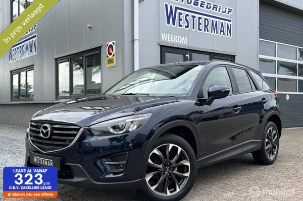 Mazda CX-5 2.5 SkyActiv-G 192 GT-M 4WD Aut Leer Stoel-/stuurverwarming Clima Cruise Navi 19"Lmv etc.