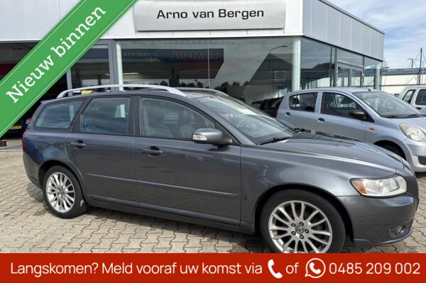 Volvo V50 2.0 Business Line, leder, climatronic, cruisecontrol, pdc, trekhaak, achterspoiler, top staat !!!