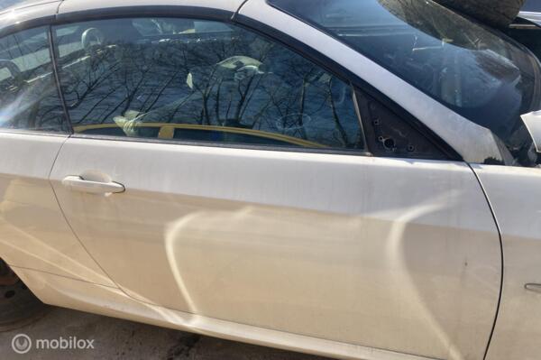 Deur rechts  wit BMW 3-serie Cabrio E93 LCI ('10-'14)