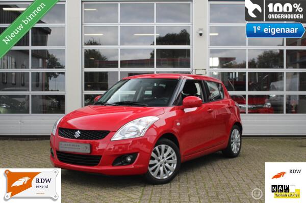 Suzuki Swift 1.2-16V 94PK 5-DEURS Exclusive-Sport-EASSS *START&STOP* *KEYLESS GO/ENTRY* CRUISE CONTROL CLIMATE CONTROL (AIRCO) Centrale Deurvergr. Elek.Ramen Elek.Spiegels Multifunctioneel Lederstuur Boordcomputer Radio/CD/MP3/USB *STOELVERWARMING* IN HOO