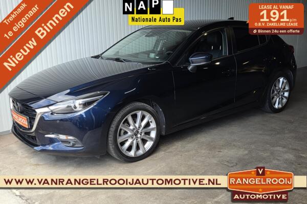 Mazda 3 2.2 SkyActiv-D 150 GT-M, clima, stuur-/stoelverw., trekh., ACC