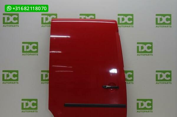 Volkswagen Caddy ('03-'15) Schuifdeur rechts dicht rood