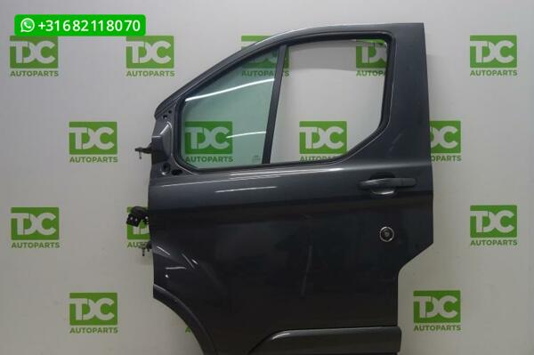 Ford Transit Custom ('18-'23) Voorportier links donkergrijs