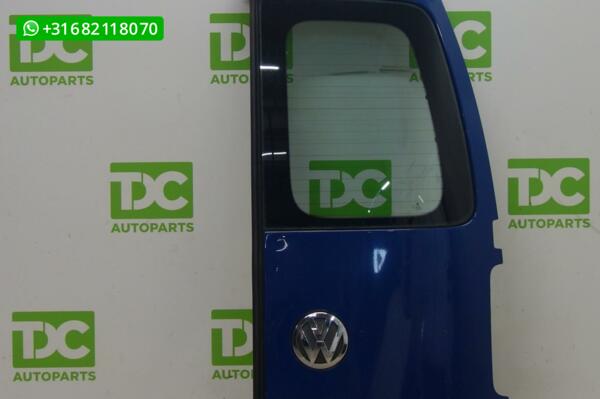 Volkswagen Caddy Achterdeur rechts met ruit india blue blauw