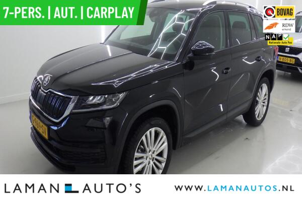 Skoda Kodiaq 1.5 TSI 150pk DSG Limited Business Edition 7P Aut. | Leder/Alcantara CarPlay Canton ECC Navi LED ACC 19" LMV Camera Side Assist Metallic | Voorschoten
