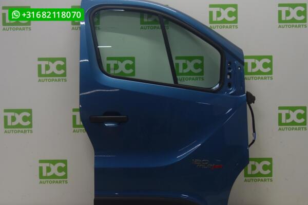 Fiat Talento voorportier rechts rechtsvoor blauw