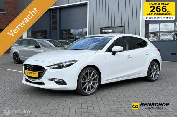 Mazda 3 2.0 SkyActiv-G 120 GT-M Navi HUD Bose Leer Cruise LED