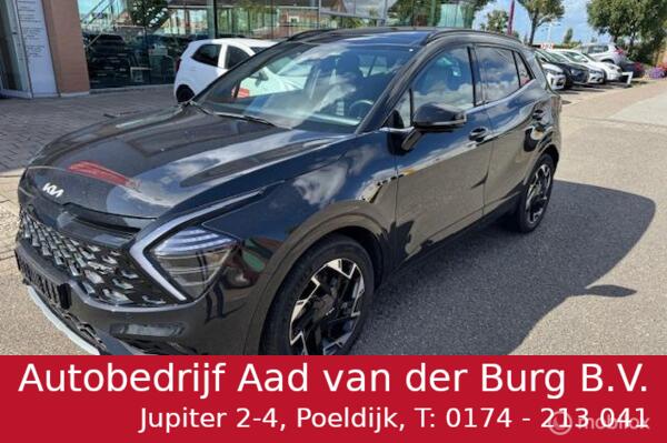 Sportage 1.6 T PHEV 265pk 4WD  GT Plus Line,  65 km Volledig elektr. rijden hierna Hybride aandrijving , GT Line uitvoering , Panorama dak . 19 inch Velgen , Priveglas, Stoel elektr. verstelbaar ,  Stoel & Stuur verwarming ,