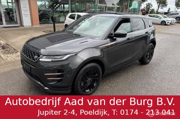 Range Rover Evoque 1.5 PHEV 300e AWD R-Dynamic SE Carpathian Grey Metallic  , Panorama schuif kantel dak , Leder bekleding , Trekhaak elektrische bediening , Camera achter , Parkeerhulp rondom