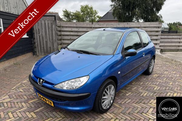 Peugeot 206 1.1i XR | Elek.pakket | 185 Dkm. + NAP