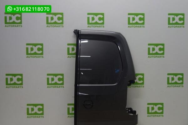 Opel Combo ('18-'23) Achterdeur rechts dicht donkergrijs