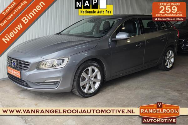 Volvo V60 2.0 T4 Nordic+, trekh., ACC, BLIS, xenon, stoelverw, voorruitverw.