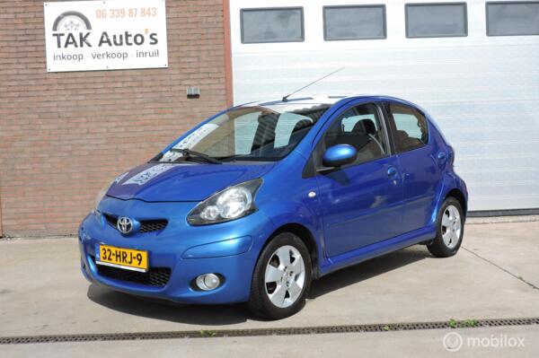 Toyota Aygo 1.0-12V Dynamic Blue/5dr/Airco/boekjes/en NAP