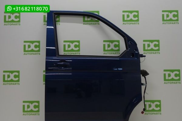 Volkswagen T5 ('03-'09) Voorportier rechts donkerblauw