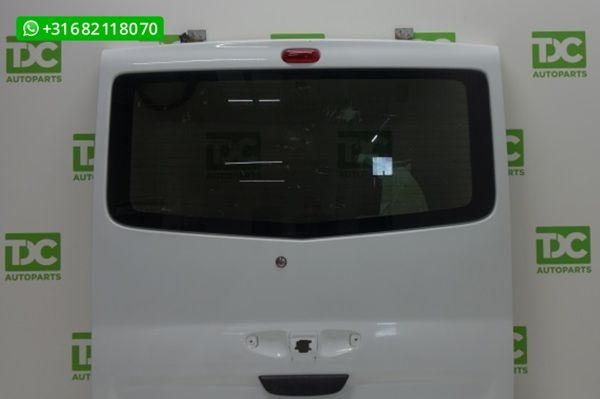 Renault Trafic bestel I ('01-'14) Achterklep wit met ruit.