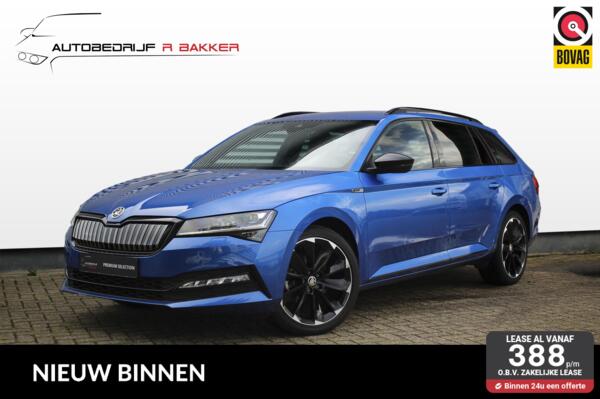 Skoda Superb Combi 1.4 TSI iV Sportline Business // Trekhaak | Elek. stoelen met Memory |LED Matrix | Stoelverwarming | CarPlay & Android Auto | Virtual Cockpit
