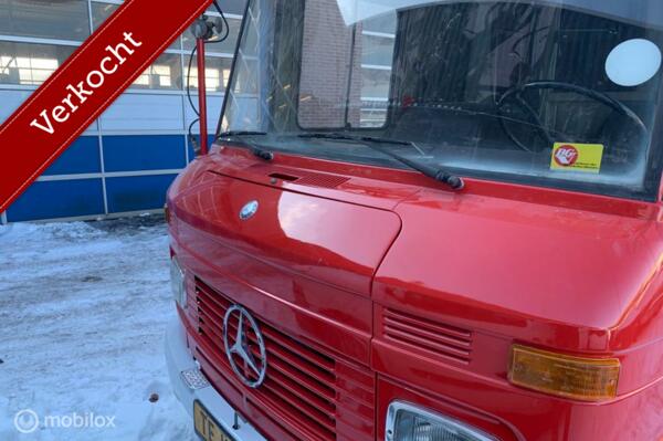 Verkocht Mercedes 409 Lang Hoog Gesloten Benzine camper