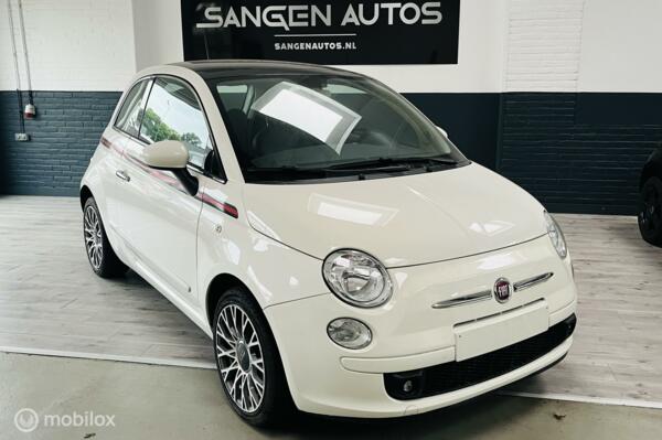 Fiat 500 1.2 Lounge/leer/clima/pano schuifdak/16inch