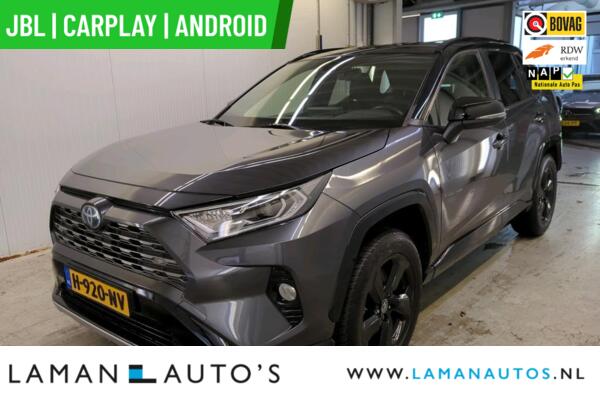 Toyota RAV4 2.5 Hybrid 218pk Bi-Tone | JBL CarPlay Halfleder ECC Nav 18" LMV ACC Camera Trekhaak Metallic | Hybrid Voorschoten