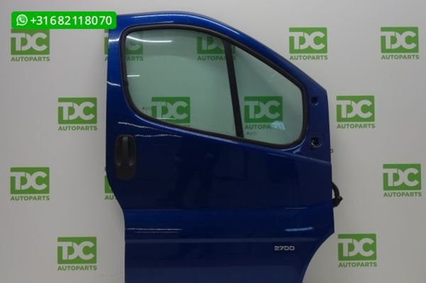 Opel Vivaro bestel A ('01-'14) Deur rechtsvoor blauw
