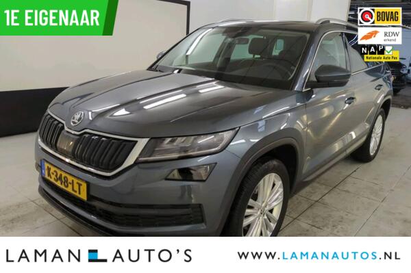 Skoda Kodiaq 1.5 TSI 150pk DSG Business Edition Aut. | Pano Open Dak Leder/Alcantara CarPlay Canton 19" Sirius LMV ECC Navi LED ACC Camera Metallic | Voorschoten
