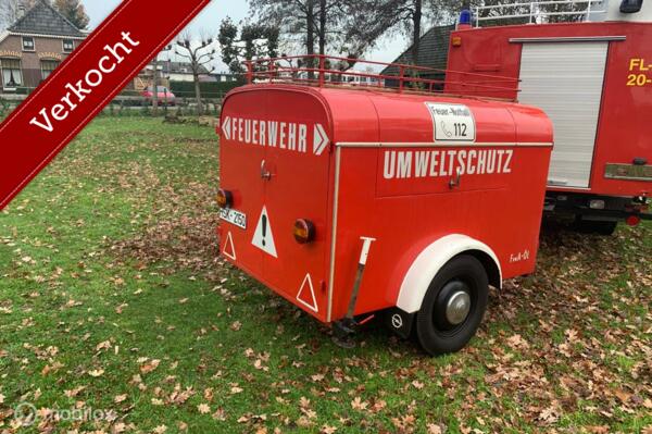 Verkocht 1957  Prachtige aanhangwagen  van 1e eigenaar