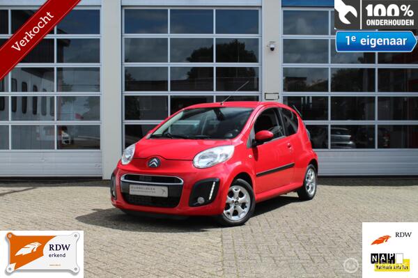 Citroen C1 1.0-12V 3-Deurs Facelift AUTOMAAT Exclusive-Sport Airconditioning Ledverlichting Bluetooth Handsfree Tel. Carkit&Media Interface Radio/Cd/Mp3/Usb/Aux Centr.Vergr. Elek.Ramen Stuurbekr. Lederstuur Toerenteller *Verkocht*