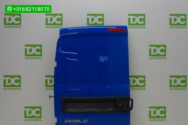 Fiat Doblo ('10-'18) Achterdeur links dicht blauw