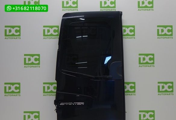 MB Sprinter W906 (06-18) Achterdeur links met ruit zwart H1