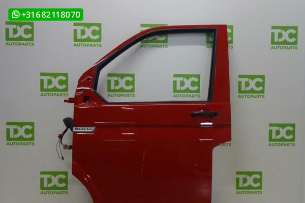 Volkswagen Transporter T6 ('19-'23) Voorportier links rood