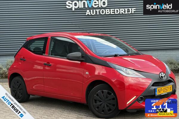 Toyota Aygo 1.0 VVT-i x BJ`17 NAP NL Airco Bluetooth 5drs LED
