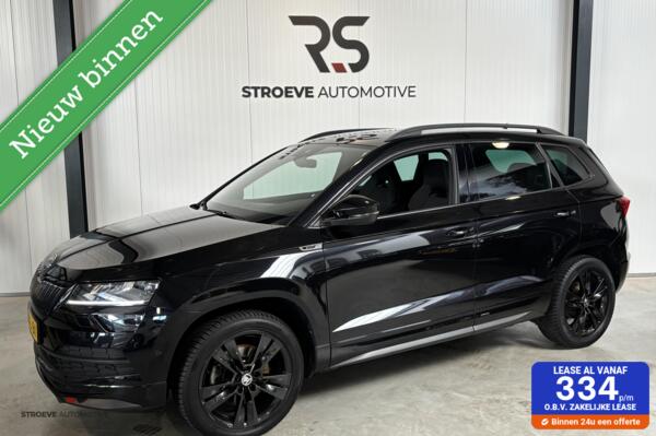 Skoda Karoq 1.5 TSI 150 pk DSG ACT Sportline Buss. | Navi | LED | ACC | Keyless | Lane/Side | Stoelverw | PDC | DAB | Virtual | Org NLD |